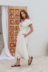 HAVANA DENIM LONGLINE TRENCH VEST